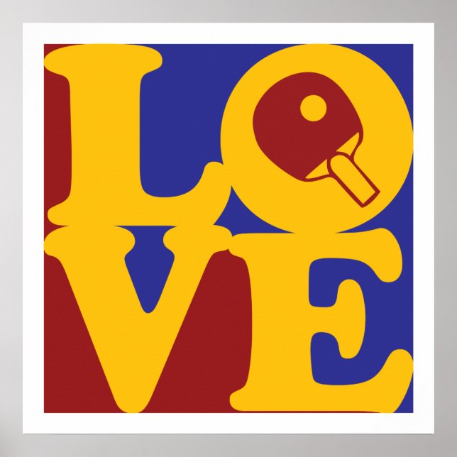 Table Tennis Love Poster (Front)