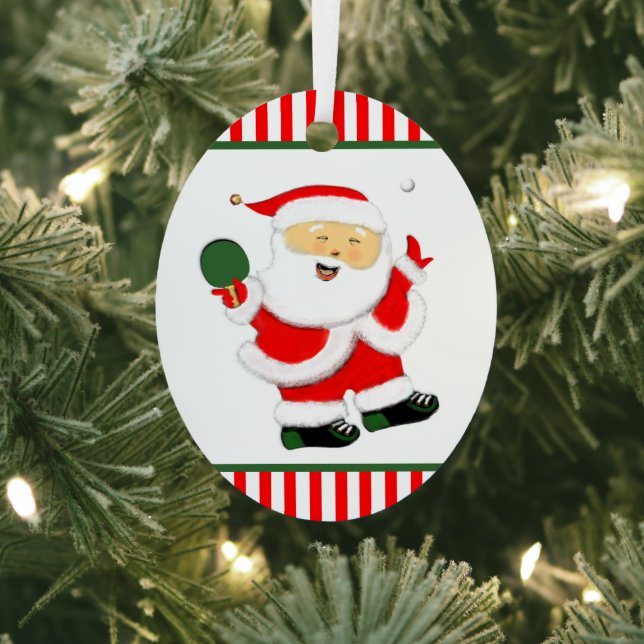 Table Tennis Metal Ornament (Insitu)