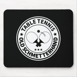 Table tennis old butterfly design for table tennis mouse pad