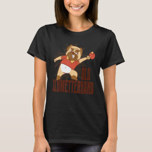 Table Tennis Old Schmetterhand Pingpong Outfit Dog T-Shirt