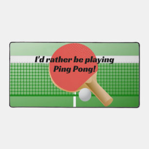 Table Tennis Ping Pong Design Desk Mat