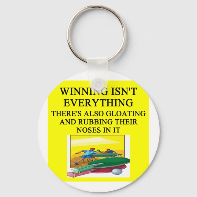 table tennis ping pong keychain (Front)
