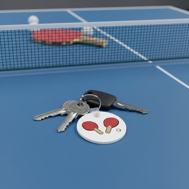 Table Tennis Ping Pong Keychain (Creator Uploaded)
