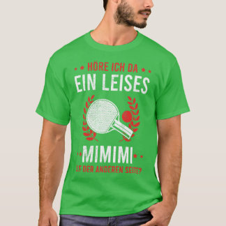 Table Tennis Ping Pong Player Club Outfit 4 T-Shirt