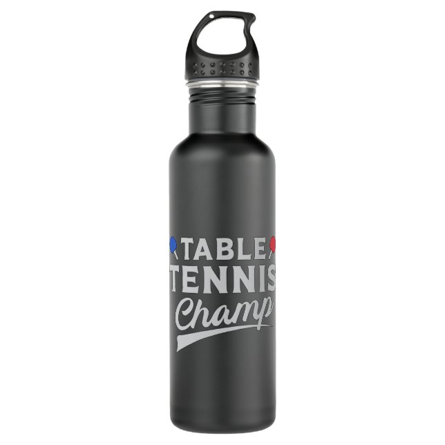 Table Tennis Ping Pong Player Paddle Funny Gift 710 Ml Water Bottle (Front)