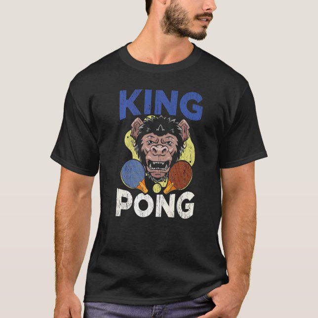 Table Tennis  Ping Pong Player Racket Science  1 T-Shirt (Front)
