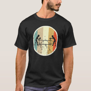 Table Tennis Ping Pong Player Sport Vintage Retro  T-Shirt