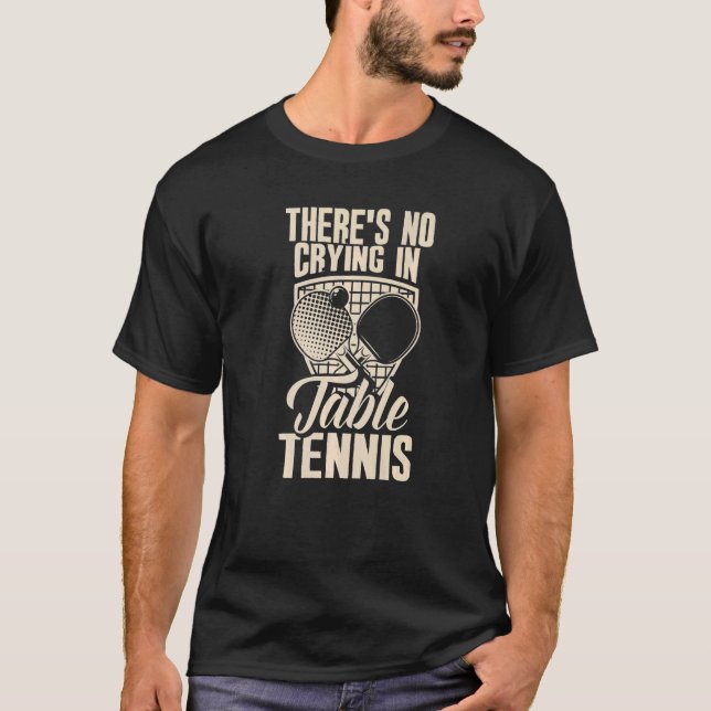 Table Tennis Ping Pong T-Shirt (Front)