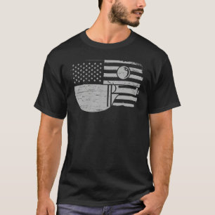 Table tennis player USA flag table tennis T-Shirt