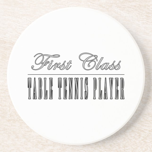 Table Tennis Players : First Class Player Coaster (Front)