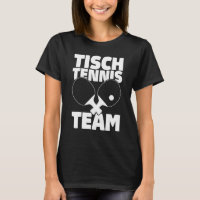 Table Tennis Team Saying With Table Tennis Bat Tab