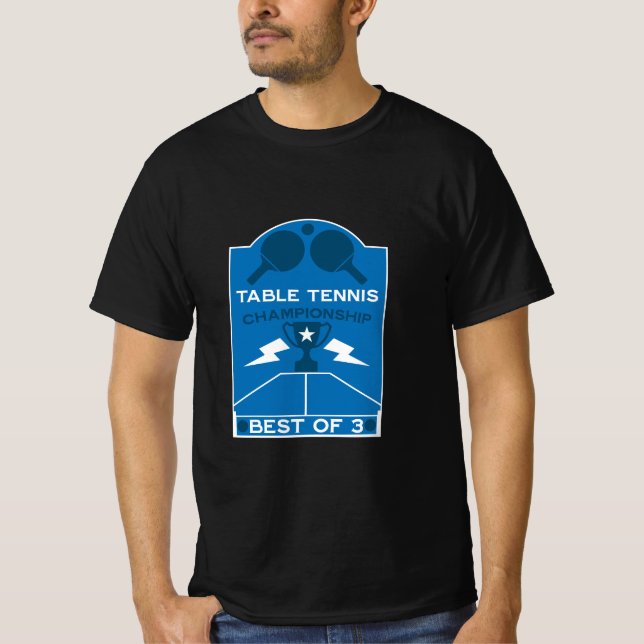 Table Tennis Tournament T-Shirt (Front)