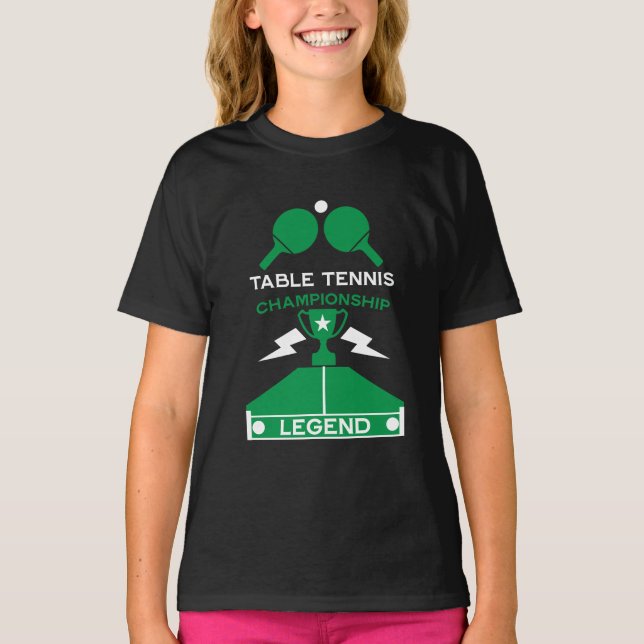Table Tennis Tournament T-Shirt (Front)