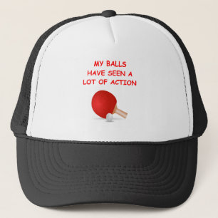 table tennis trucker hat