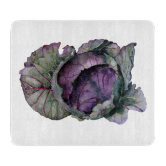 Table to cut with watercolor of from Lombardy Cutting Board