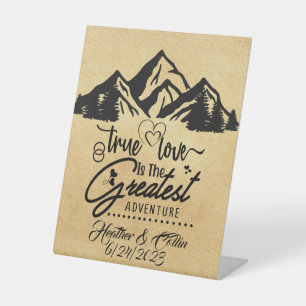 Table True Love est le signe personnalisé de la plus gra