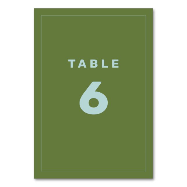 Table Vert et bleu Wes Anderson Numéro de tableau inspir (Par défaut)