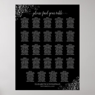 Tableau 24 Argent et Mariage noir