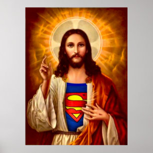Tableau à l'huile de Super Jesus