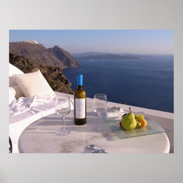 Tableau à Santorin (Devant)