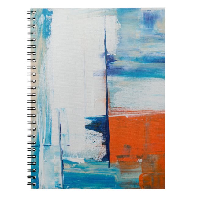 Tableau Abstrait Carnet photo spirale  80 pages (Devant)