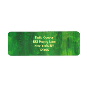 Tableau Abstrait vert aléatoire