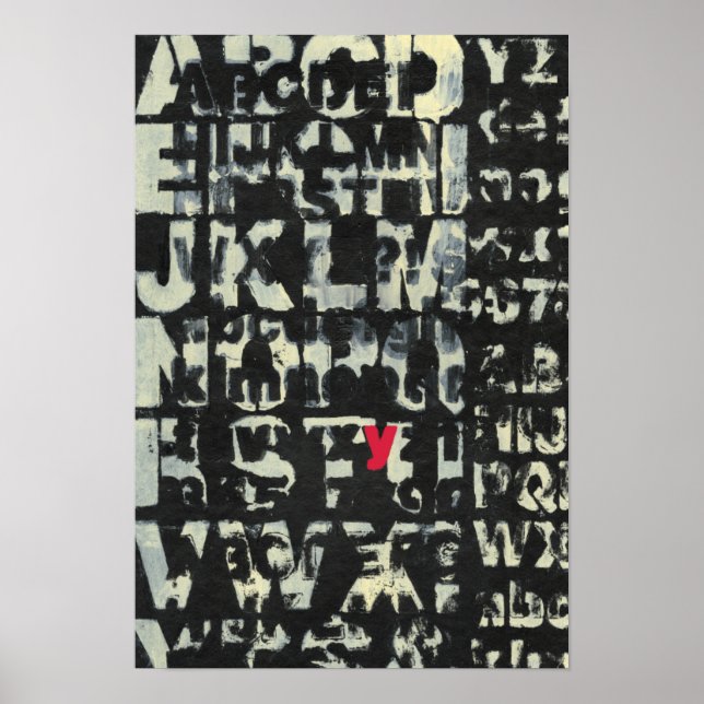 Tableau alphabétique de Norman Wyatt (Devant)