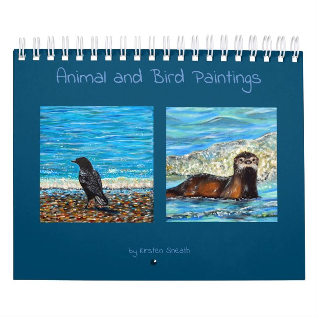 Tableau animal et oiseaux 2025 Calendrier (Protection)