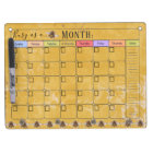 Tableau blanc Occupé En Tant Que Calendrier Des Ab