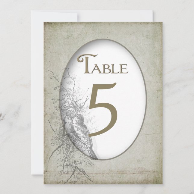 TABLEAU # CARTES 5.5 X 7.5 - COLLECTION D'OISEAUX  (Devant)