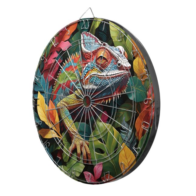 Tableau de bord Lizard Feuilles et Cible de fleche (Devant droit)