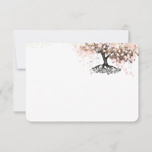 Tableau de bord Pink Heart Leaf Merci de l'arbre