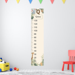 Tableau de croissance Q Monogramme Nom personnalis