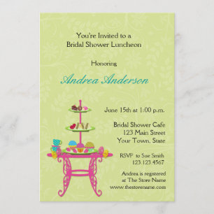 Tableau de dessert, déjeuner nuptiale, invitation