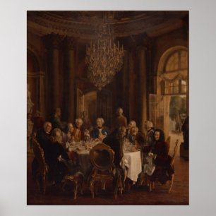 Tableau de dîner chez Sanssouci, 1850