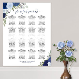 Tableau de disposition des sièges de mariage flora