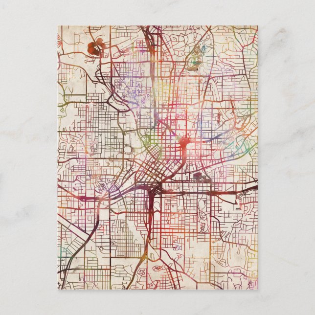tableau de la carte atlanta (Devant)