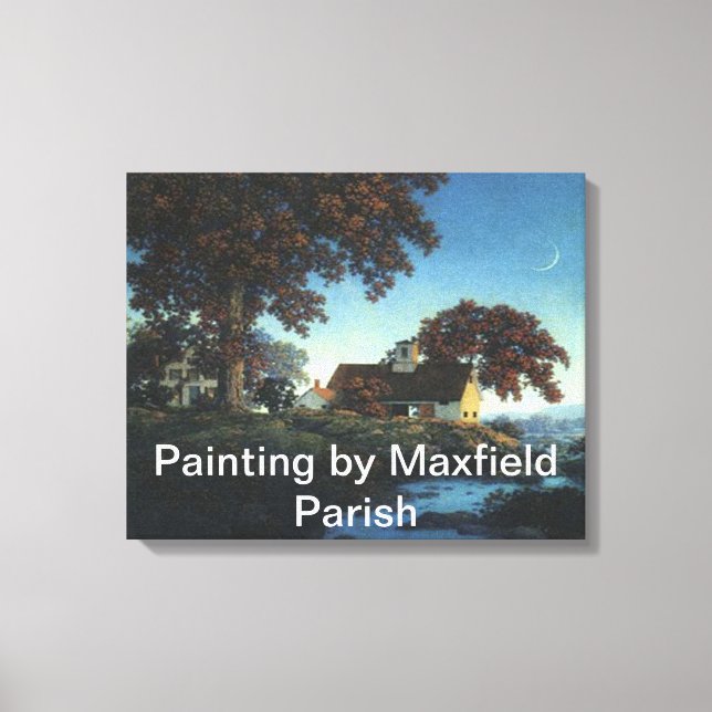 Tableau de la paroisse de Maxfield toile enveloppé (Recto)