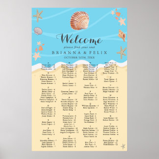 Tableau de mariage minimaliste sur le thème de l'o