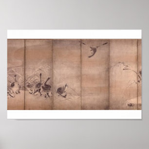 Tableau de Miyamoto Musashi, c. Années 1600