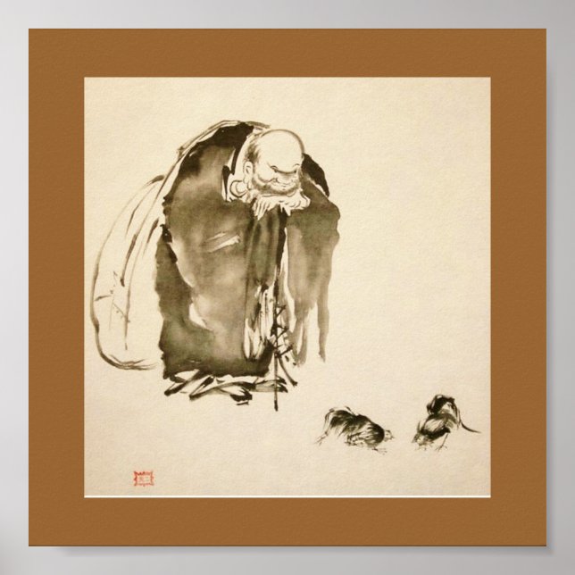 Tableau de Miyamoto Musashi, c. Années 1600 (Devant)