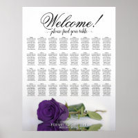 Tableau de placement de mariage à 32 tables Rose p