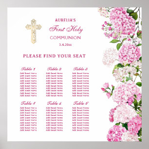 Tableau de placement pour la Première Communion au