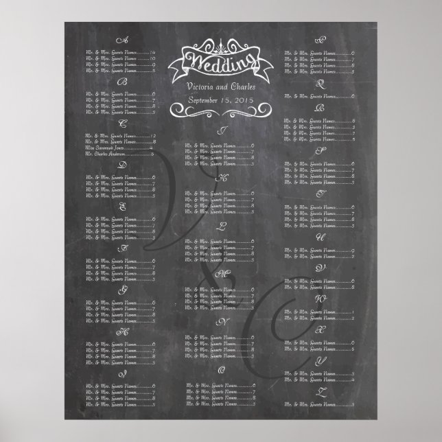 Tableau de présence des invités du tableau de bord (Devant)