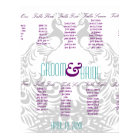 Tableau de siège de la réception de mariage - Thèm