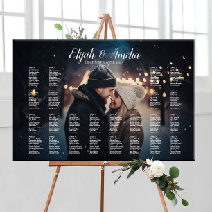 Tableau de sièges mariage avec photo modifiable