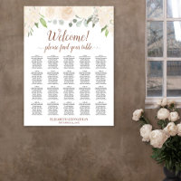 Tableau de sièges Mariages de 20 tables de broyage