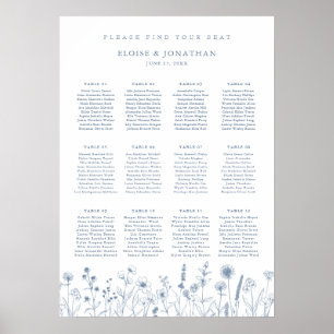 Tableau de sièges minimaliste simple pour Mariage