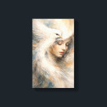 Tableau Déco ( Peace Of The Bird ) Art Moderne Canvas Print<br><div class="desc">Cette toile met en évidence un portrait féminin aux lignes épurées,  où les traits du visage émergent avec douceur tandis qu’un oiseau blanc abstrait l’enveloppe délicatement. La composition évoque l’harmonie entre la féminité,  la liberté et la spiritualité,  créant un dialogue poétique entre l’humain et le symbole de l’envol.</div>