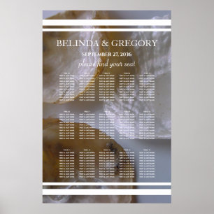 Tableau des sièges Mariages des palourdes